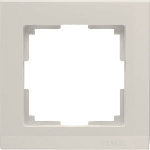 WL04-Frame-01-ivory / Рамка на 1 пост (слоновая кость)